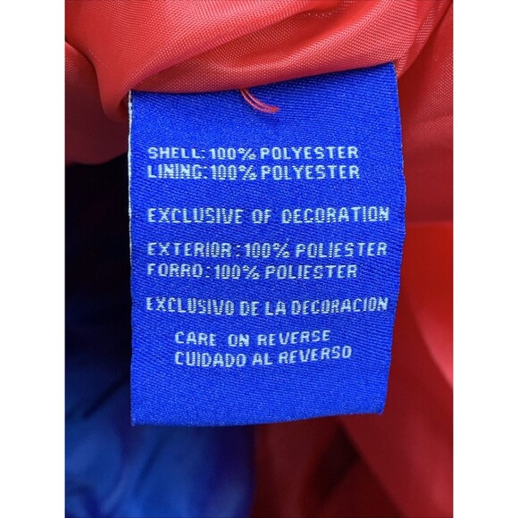 Chicago Cubs Mens Genuine Merchandise Windbreaker Full Zip Blue Red Size 5XL Vtg - Picture 10 of 13